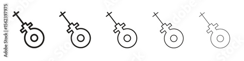 Car dipstick icon isolated silhouette on white background. Vector illustration.