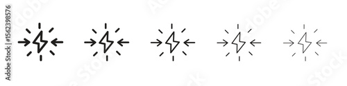 Conflict icon isolated silhouette on white background. Vector illustration.