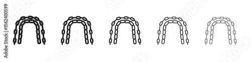 Lingual braces icon isolated silhouette on white background. Vector illustration.