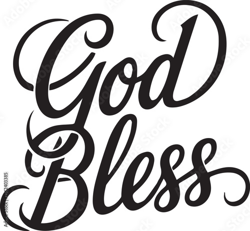 God  bless t shirt Design vector illustration