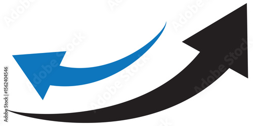 Wallpaper Mural Curved arrow icons. curved arrows set. arrow symbol vector. EPS 10 Torontodigital.ca