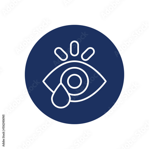 Tear icon vector