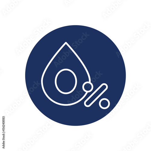 No Alcohal icon vector