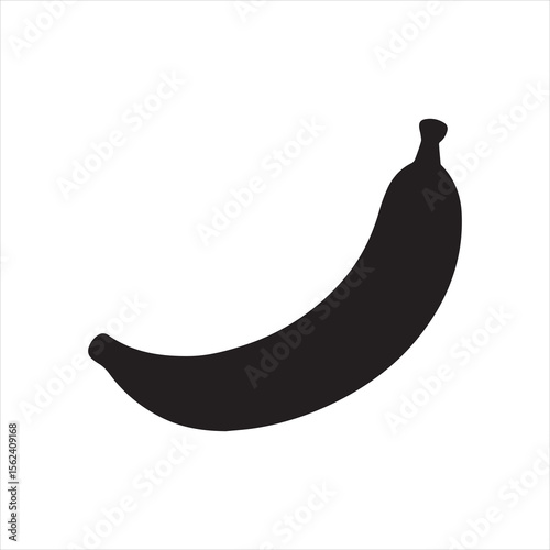 cool banana silhouette