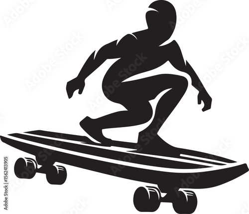 A black silhouette design vector illustration on white background.