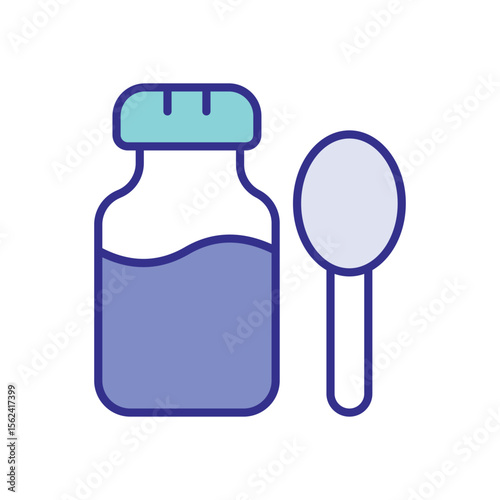 Fish Fat icon vector