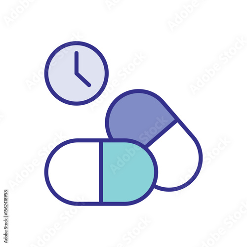 Time Receipt icon vector