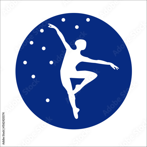 BALLET BAILARINA BAILE VECTOR LOGO MARCA GRÁFICA