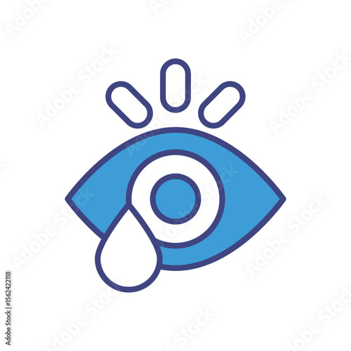 Tear icon vector