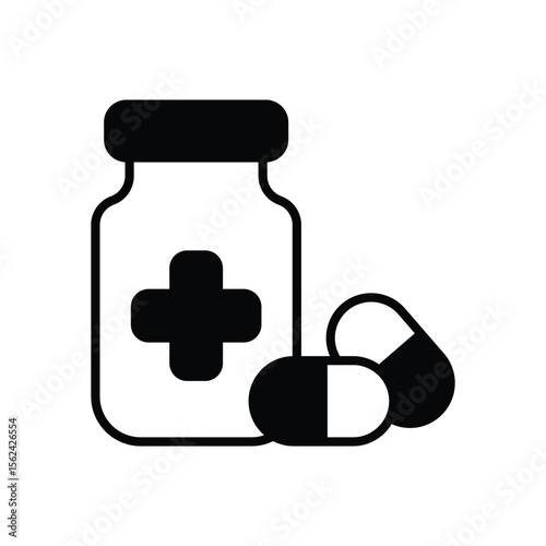 Pills icon vector