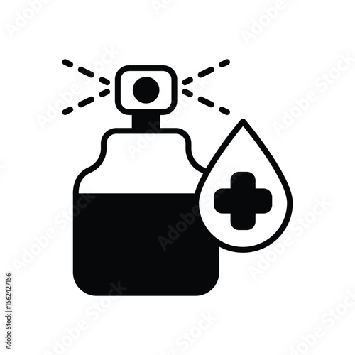 Antiseptic icon vector