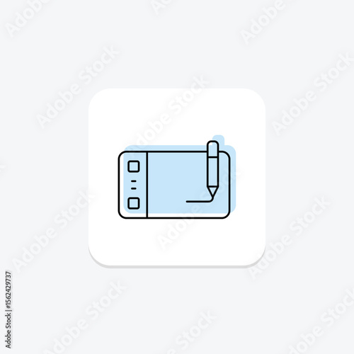 Drawing Pad, vector, pixel perfect, illustrator file