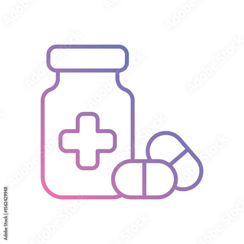 Pills icon vector