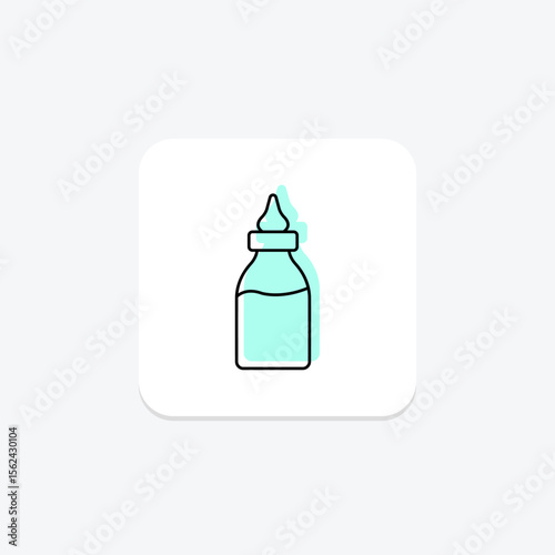 Varnish Bottle, vector, pixel perfect, illustrator file