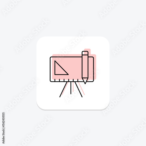 Drawing Board, vector, pixel perfect, illustrator file