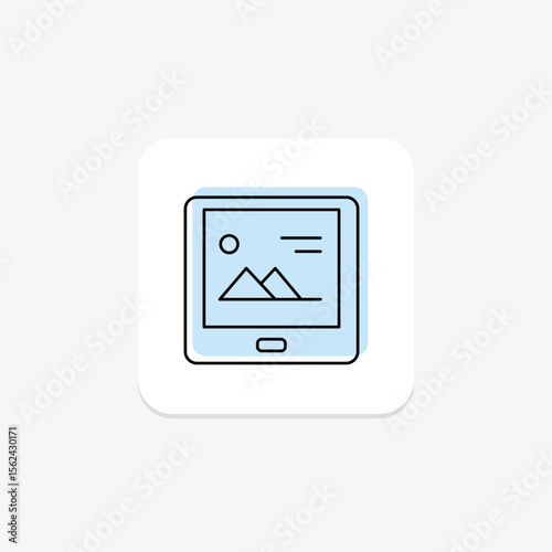 Digital Tablet, vector, pixel perfect, illustrator file