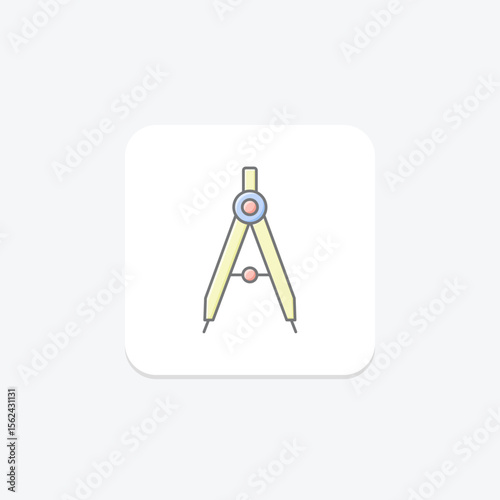 Compass, vector, pixel perfect, illustrator file