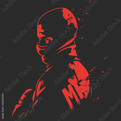 Logo for MMA minimalistic simplistic