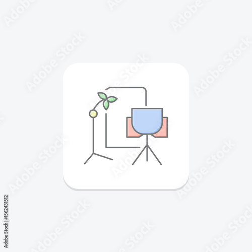 Still Life Setup, vector, pixel perfect, illustrator file