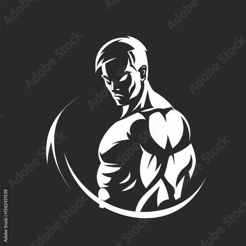 Logo for MMA minimalistic simplistic