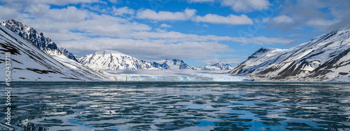 A glacier of the Svalbard archipelago