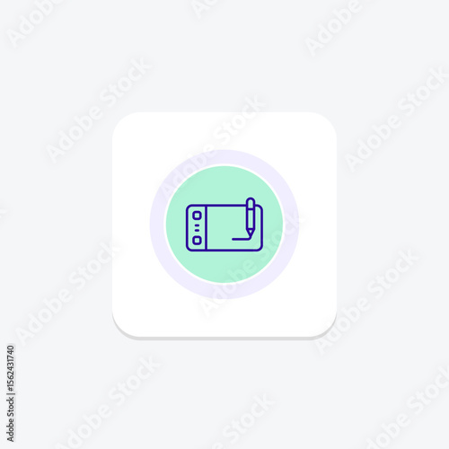 Drawing Pad, vector, pixel perfect, illustrator file
