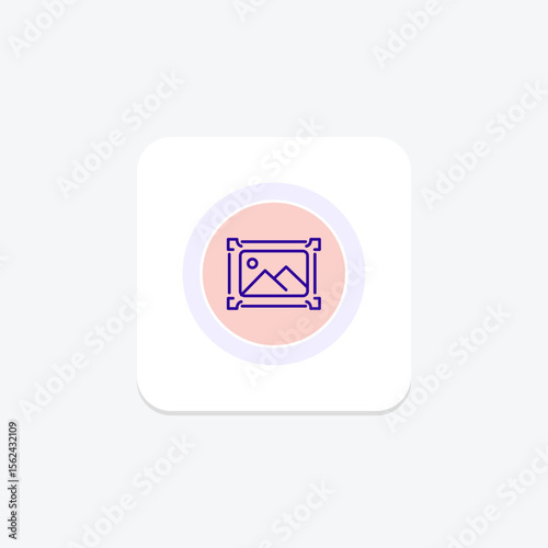 Gallery Frame, vector, pixel perfect, illustrator file