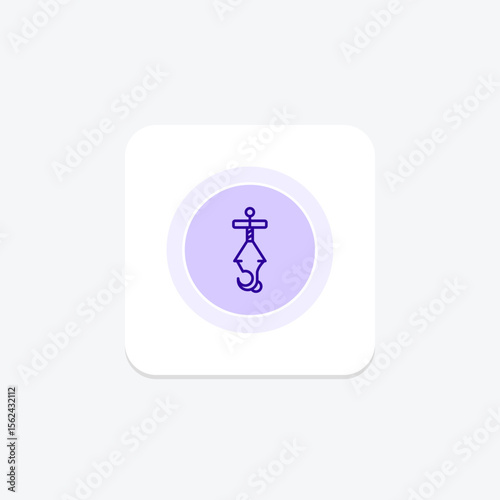 Hanging Hook, vector, pixel perfect, illustrator file