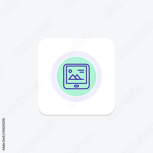 Digital Tablet, vector, pixel perfect, illustrator file