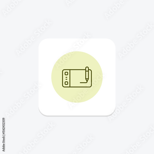 Drawing Pad, vector, pixel perfect, illustrator file