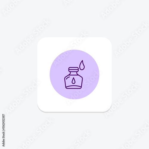 Ink Bottle, vector, pixel perfect, illustrator file