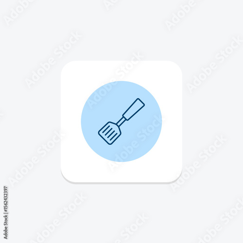 Spatula, vector, pixel perfect, illustrator file