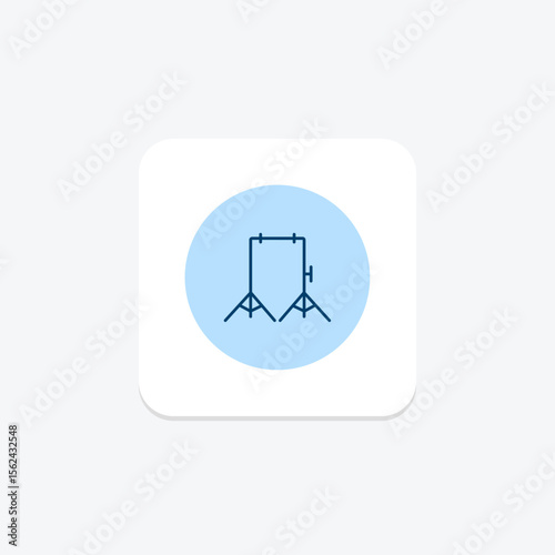 Backdrop Stand, vector, pixel perfect, illustrator file