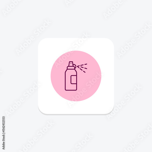 Fixative Spray, vector, pixel perfect, illustrator file