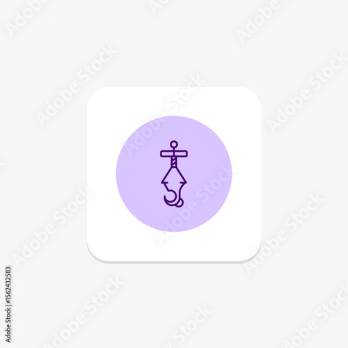 Hanging Hook, vector, pixel perfect, illustrator file