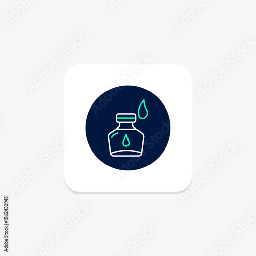Ink Bottle, vector, pixel perfect, illustrator file