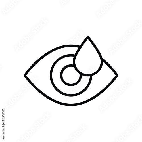 Eye Drops icon vector