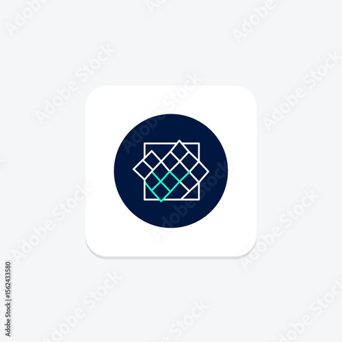 Mosaic Tile, vector, pixel perfect, illustrator file