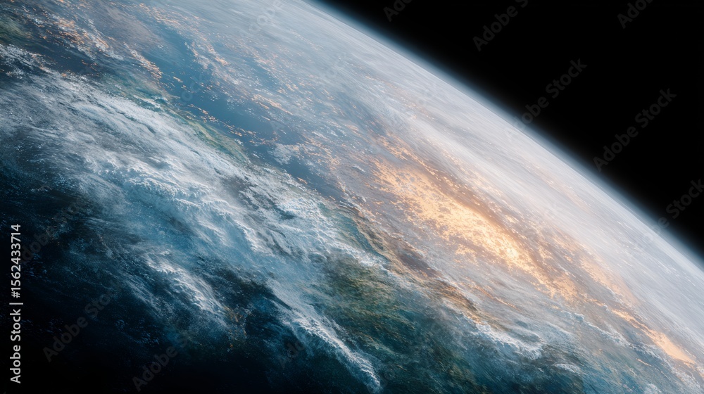 Fototapeta premium Close up of the Earth