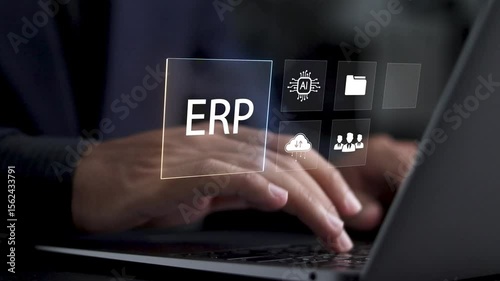 ERP, Enterprise Resource Planning for manage company. Software system that helps organizations streamline their business processes. 