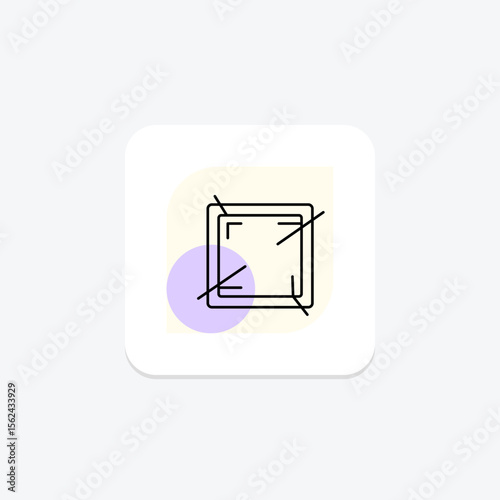 Silkscreen Frame, vector, pixel perfect, illustrator file
