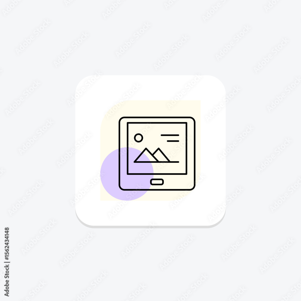 Digital Tablet, vector, pixel perfect, illustrator file