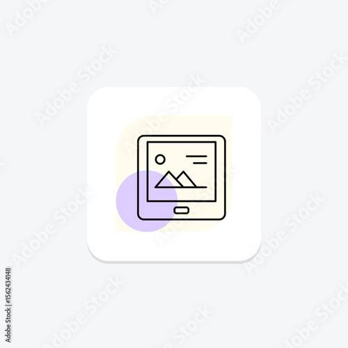 Digital Tablet, vector, pixel perfect, illustrator file