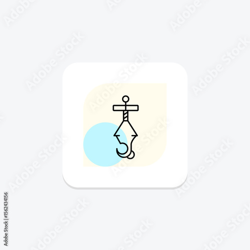 Hanging Hook, vector, pixel perfect, illustrator file
