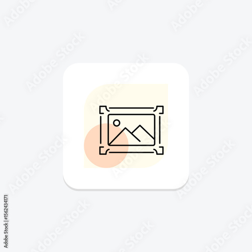 Gallery Frame, vector, pixel perfect, illustrator file
