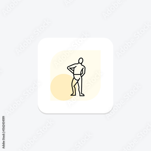 Figure Drawing Model, vector, pixel perfect, illustrator file