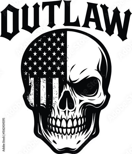 American Patriotism and Freedom – Eagle, Skull, and Flag Vector Art Collection

