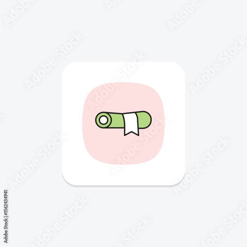 Canvas Roll, vector, pixel perfect, illustrator file