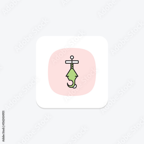 Hanging Hook, vector, pixel perfect, illustrator file