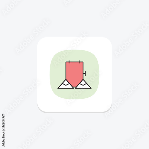 Backdrop Stand, vector, pixel perfect, illustrator file